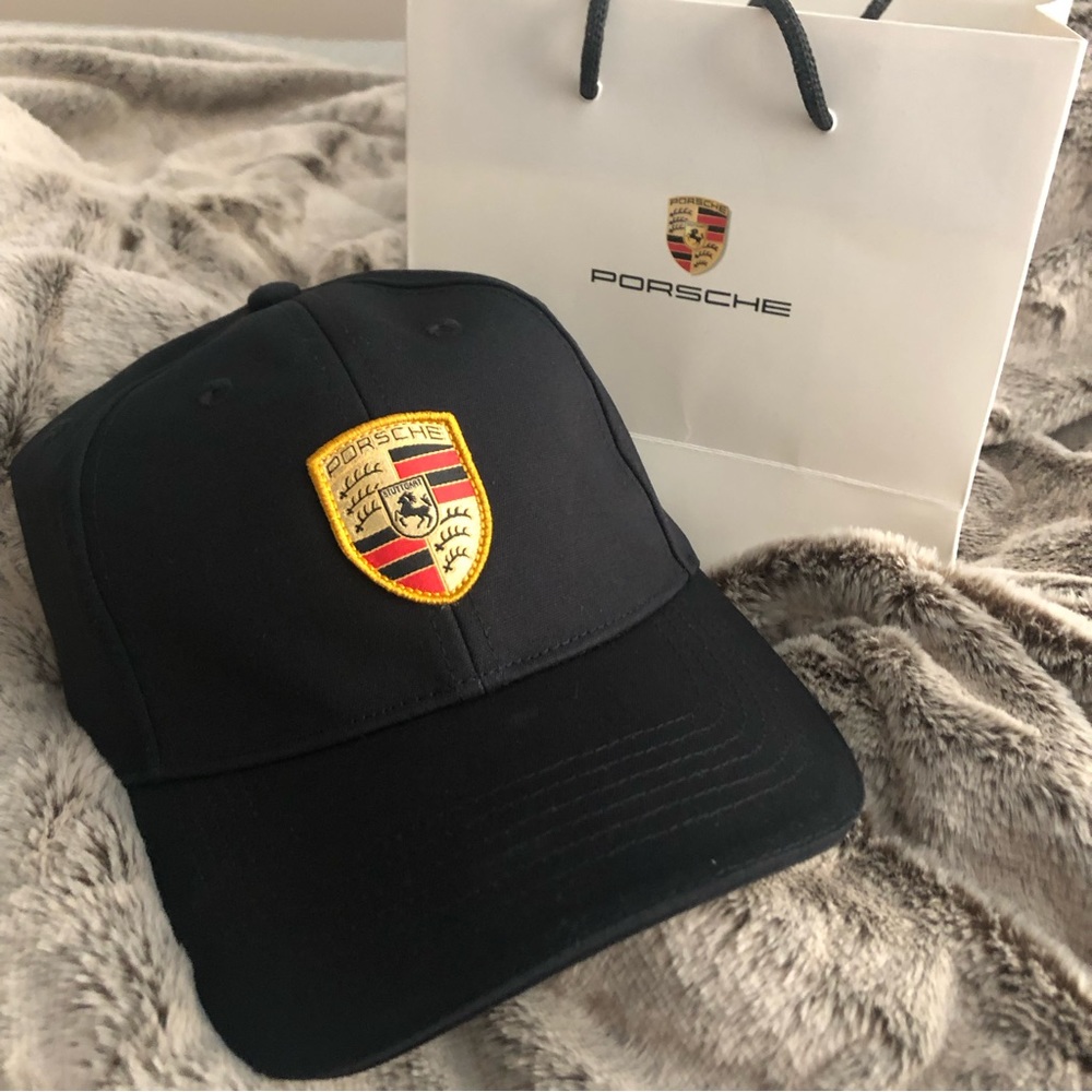 Porsche adjustable black hat